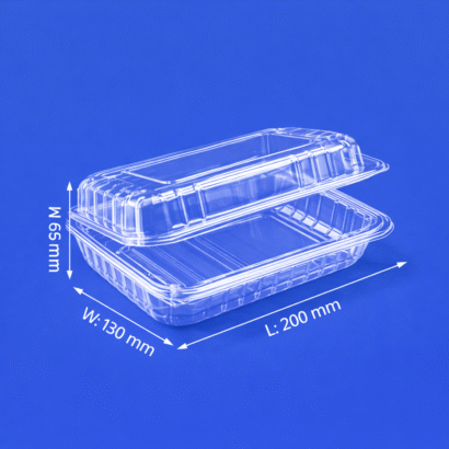 PET plastic clamshell L200