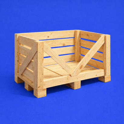 Open Wooden Crate