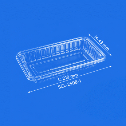 PET plastic clamshell SCL-2508-1